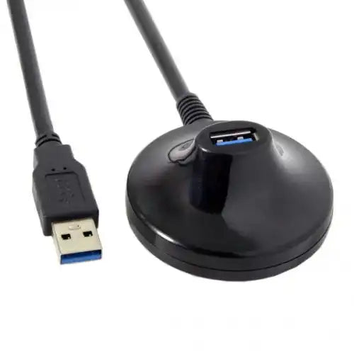 System-S USB Kabel Typ A 3.0 (male) auf USB Typ A 3.0 (female) Desktop Verlängerungskabel 70  cm