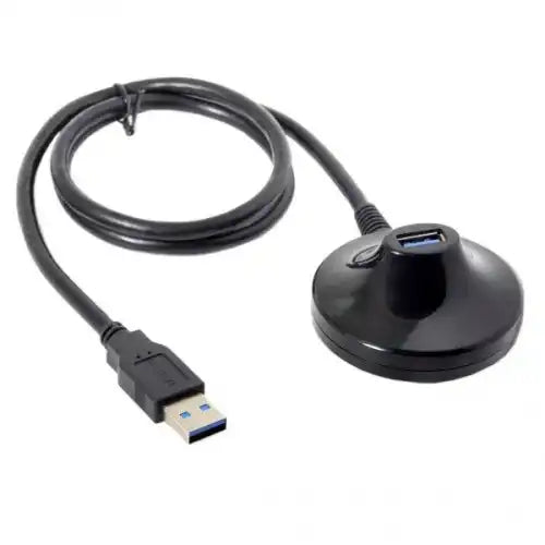 System-S USB Kabel Typ A 3.0 (male) auf USB Typ A 3.0 (female) Desktop Verlängerungskabel 70  cm