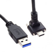 USB A Zu USB C Kabel 3.1 Mit 90 Grad Gewinkelt 120 cm Feststellschraube Für VR Anwendungen