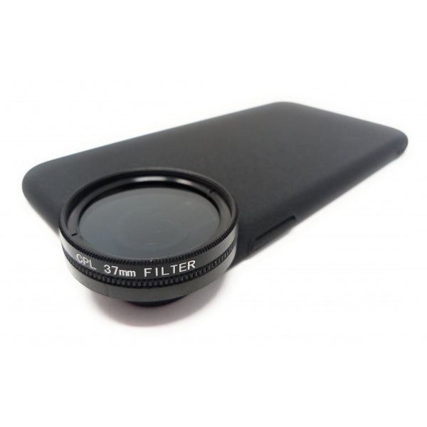 CPL Filter 37 mm Zirkularpolarfilter Für iPhone XR Mit Hülle In Schwarz Hochwertige Optik