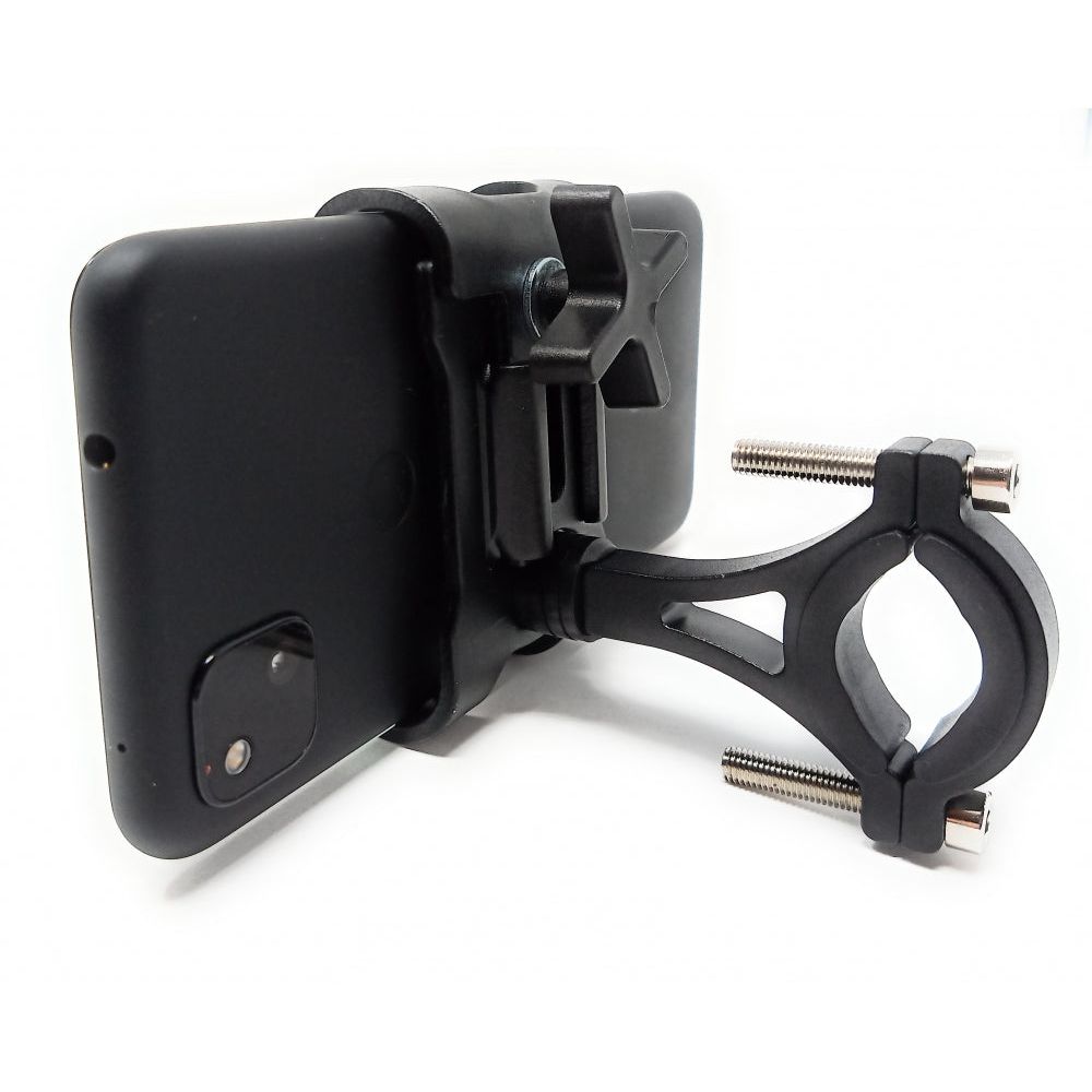 Fahrradhalterung Aus Metall Schwarz Für Smartphone Am Lenker Vielseitig Nutzbar Auch Motorrad