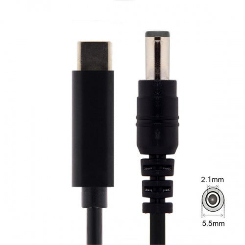 Systemhaus Zakaria USB C Kabel 145 cm Von Typ C Stecker Zu DC 20V 5,5 x 1,1 mm Ladekabel