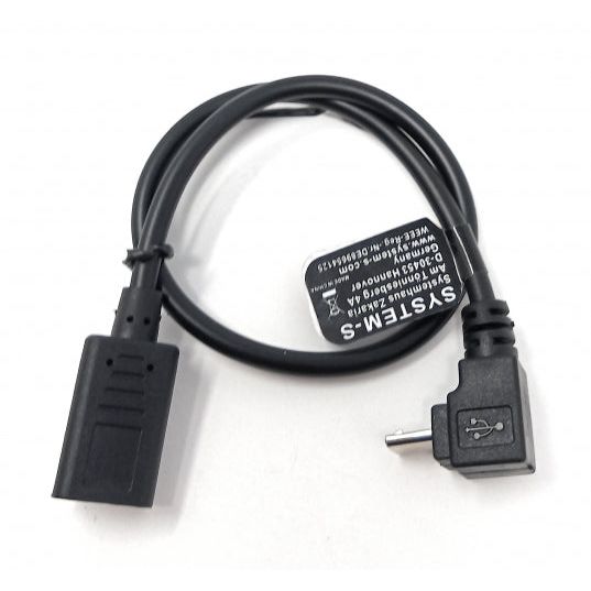 USB 3.1 Kabel Typ C Buchse Auf Micro B Winkeladapter Schwarz 25 Cm Kompaktes Kabeldesign