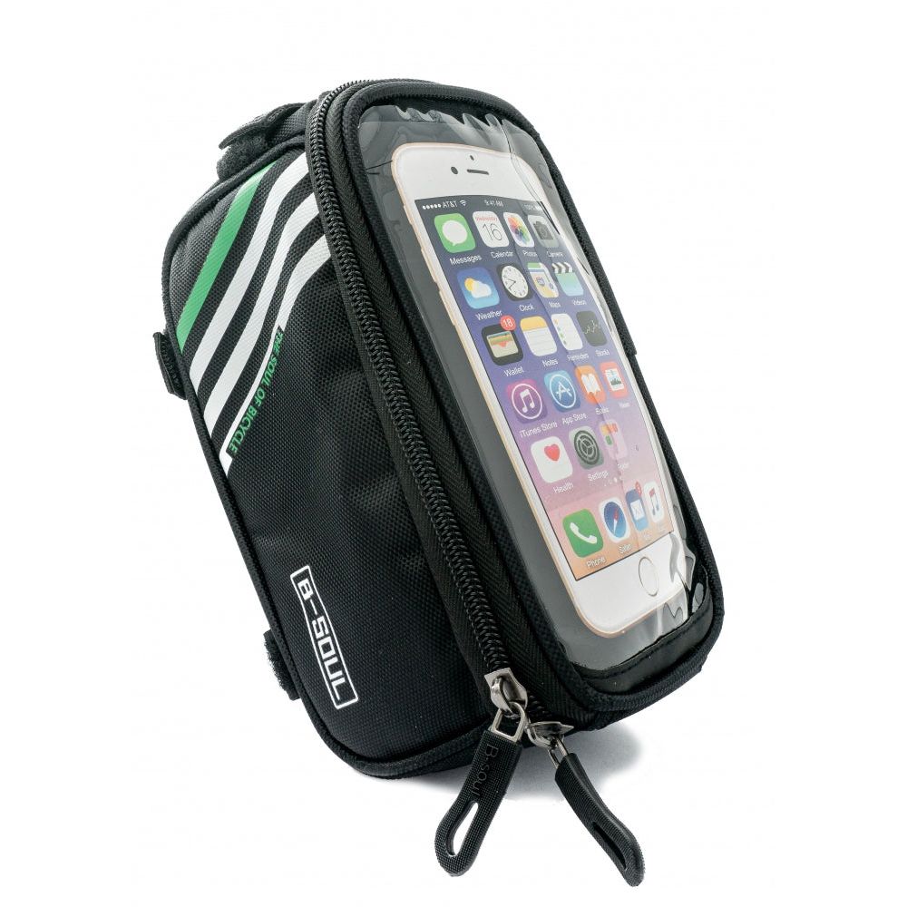 Fahrrad Tasche Mit Smartphone Halterung Schwarz Systemhaus Zakaria Stauraum Und Befestigung