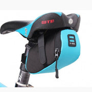 Wasserdichte Fahrrad Satteltasche Halterung Befestigung Blau Wetterschutz Ideal Für Radfahrer