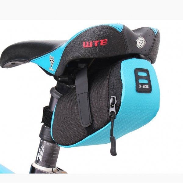 Wasserdichte Fahrrad Satteltasche Halterung Befestigung Blau Wetterschutz Ideal Für Radfahrer