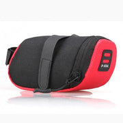 SYSTEM-S Fahrrad Sattel Tasche Halterung Befestigung wasserfest in Rot