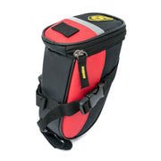 SYSTEM-S Fahrrad Sattel Tasche Halterung Befestigung wasserfest in Rot