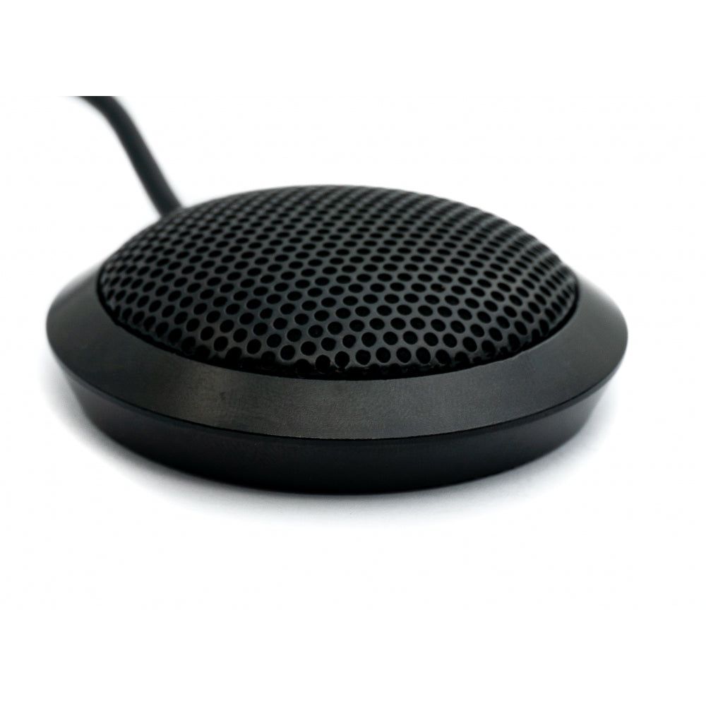 System-S Mikrofon USB 2.0 - Rundum 360 Grad Aufnahmebereich Für PC Schwarz Ideal Für Videokonferenzen