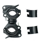 System-S Fahrrad Halterung Befestigung Schwarz Für Lampe Und Fahrradpumpe Vielseitige Sichere Halterung