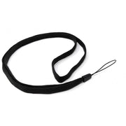 Halsband Umhängeband Trageband Mit Schlaufe Schwarz Für Smartphone MP3-Player Universell Einsetzbar