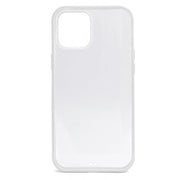 Silikon Schutzhülle Transparent Weiß Für iPhone 12 Stoßschutz Und Klarer Durchblick