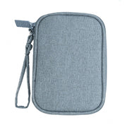 Systemhaus Zakaria Gepolstert Schutztasche Grau Für Powerbank Und Kopfhörer Spritzwassergeschützt