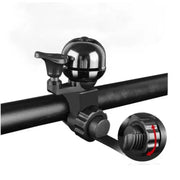 Vintage Look Fahrradklingel Glänzend Schwarz Metall Mit Befestigung Am Lenker Universell