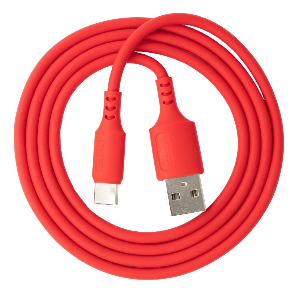 USB C Zu USB A Kabel 1 m Silikon Rot Stabiler Anschluss Und Schnelle Daten Bis 480 Mbit