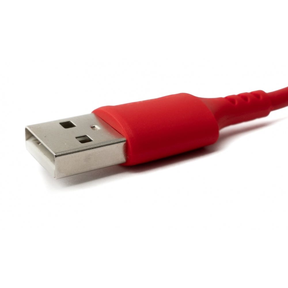 USB C Zu USB A Kabel 1 m Silikon Rot Stabiler Anschluss Und Schnelle Daten Bis 480 Mbit
