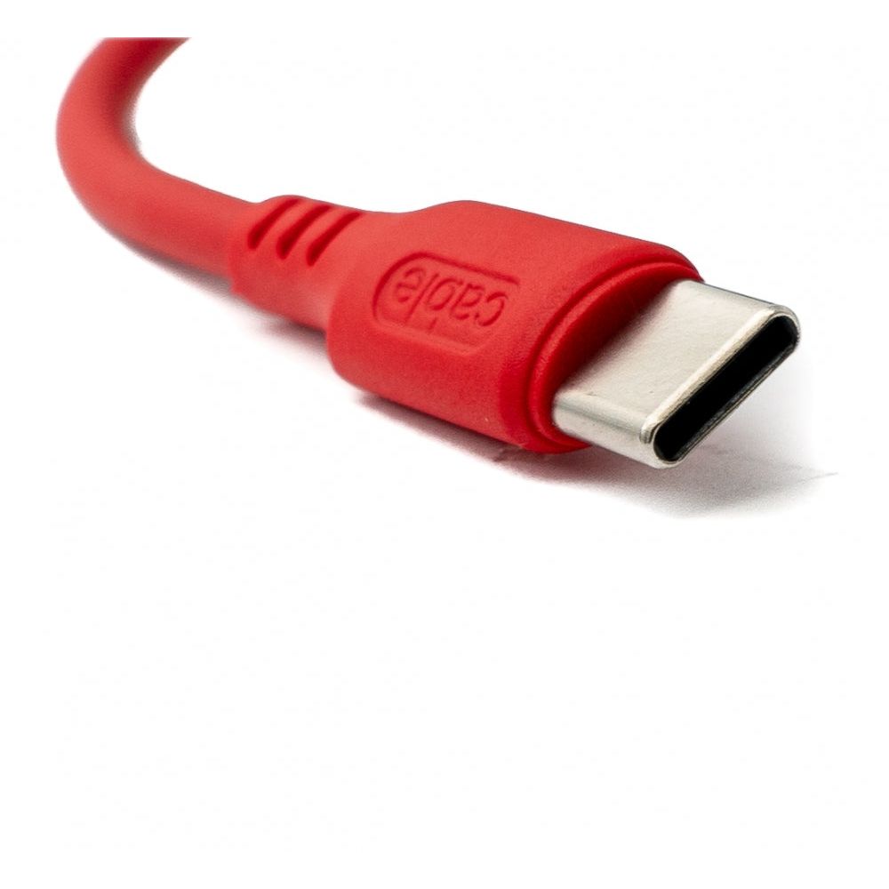 USB C Zu USB A Kabel 1 m Silikon Rot Stabiler Anschluss Und Schnelle Daten Bis 480 Mbit