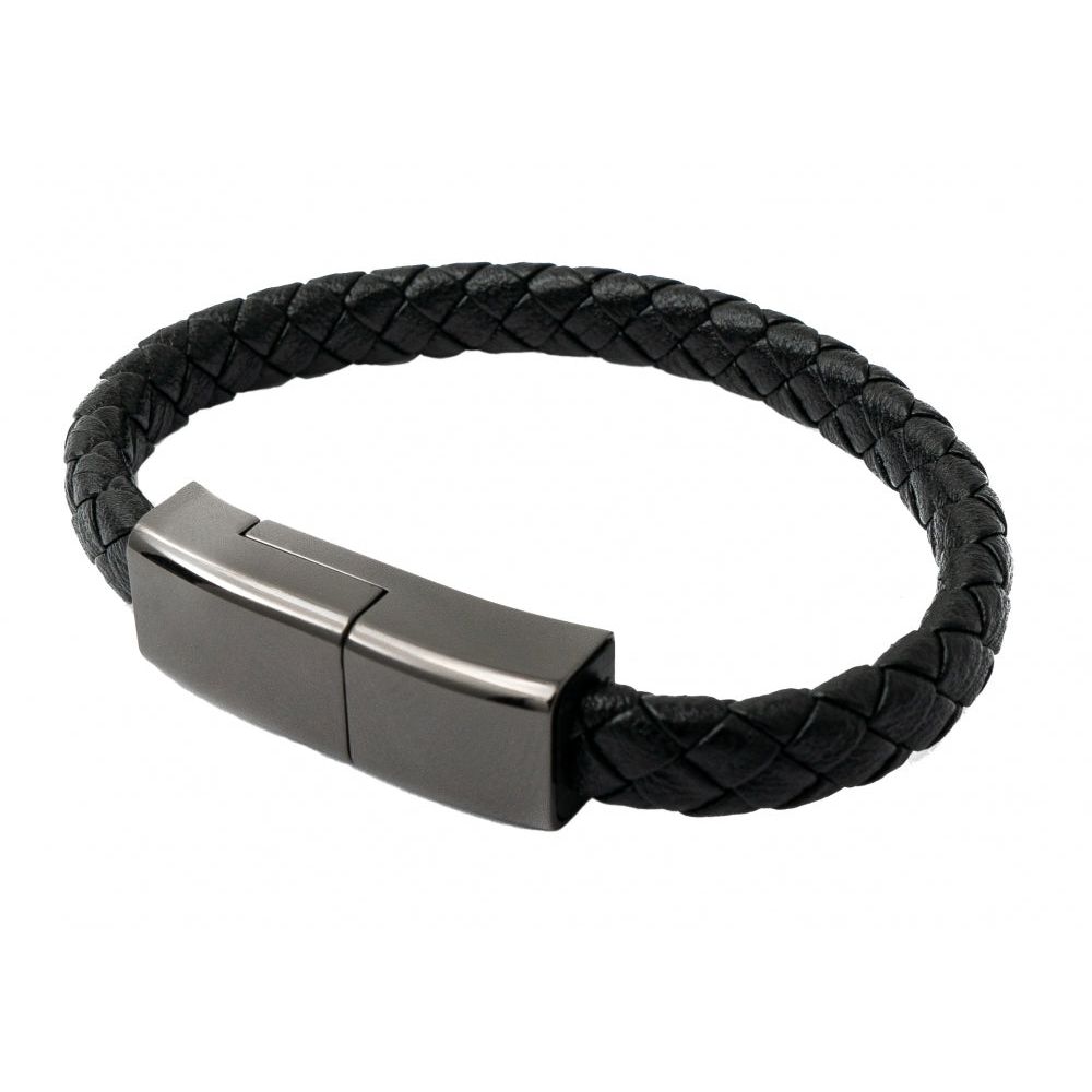 USB 3.1 Armbandkabel USB-C Stecker Auf USB-A Typ A Adapter Schwarz 20 cm Datenkabel
