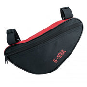 SystemS Fahrradtasche Dreiecktasche Spritzwasserfest Rahmentasche Triangeltasche Rot