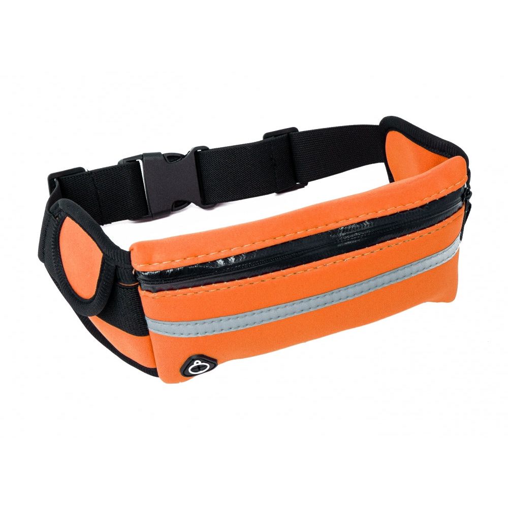 SYSTEM-S Tasche Gürteltasche Bauchtasche mit Flaschenhalter in Orange