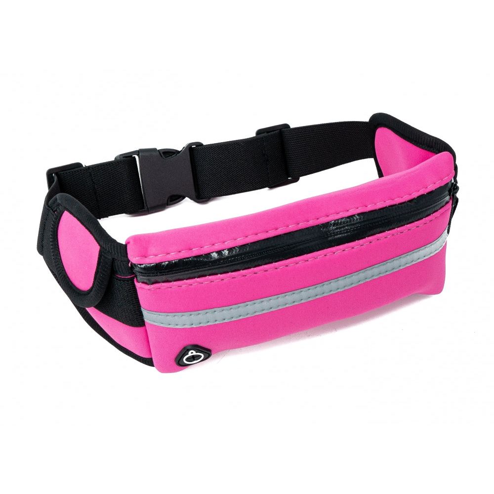 Pink Gürteltasche Mit Flaschenhalter Und Kopfhörerfach Vielseitige Bauchtasche Für Unterwegs