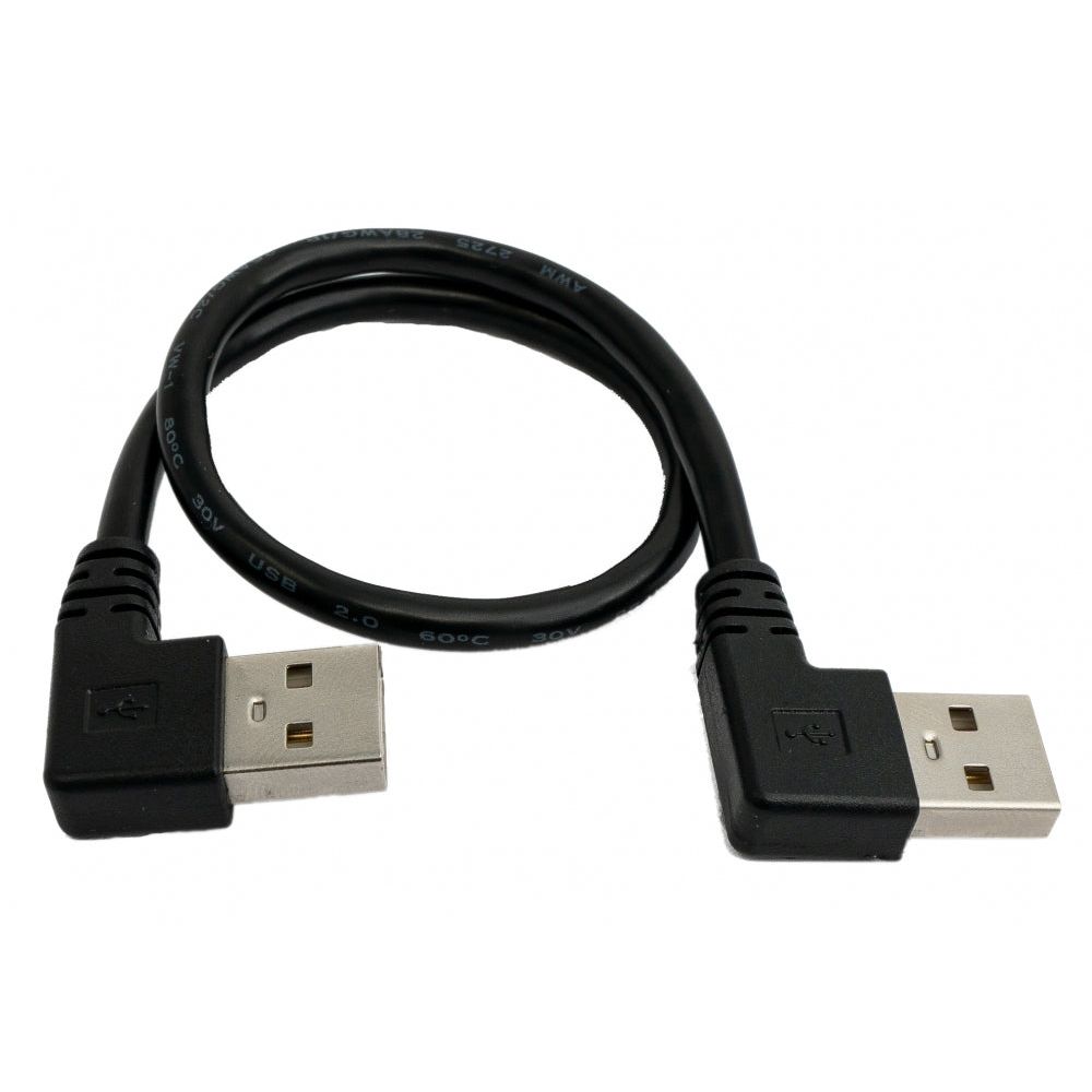 USB 2.0 Kabel 30 Cm Typ A Zu Typ A Winkel Schnelle Datenübertragung Bis 480 MBit Pro Sekunde