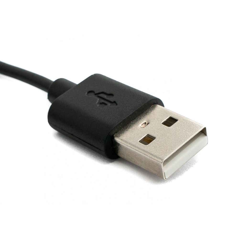 SYSTEM-S USB 2.0 Ladekabel 100 cm Für Amazfit T-Rex Pro Smartwatch Schwarz Bis 480 Mbit Pro Sekunde