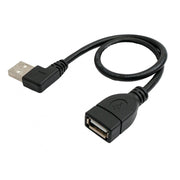 System-S USB 2.0 Kabel 30 Cm Typ A Stecker Zu Buchse Winkel Links Schwarz - Schnelle Zuverlässige USB Verbindung