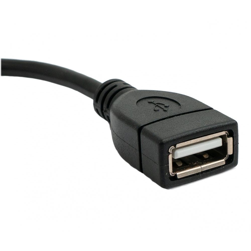 System-S USB 2.0 Kabel 30 Cm Typ A Stecker Zu Buchse Winkel Links Schwarz - Schnelle Zuverlässige USB Verbindung