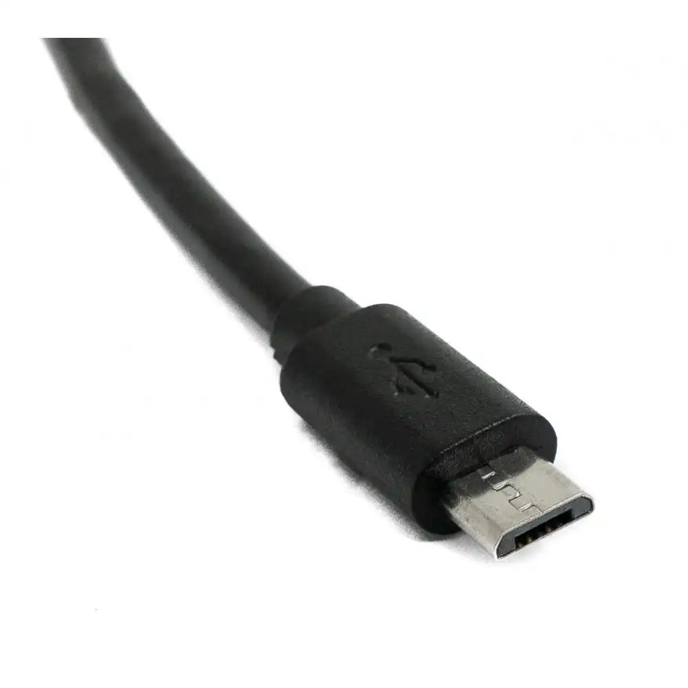 USB 2.0 Kabel 30 Cm Micro B Stecker Schraubbuchse Schwarz Verbindung Für Elektronische Geräte