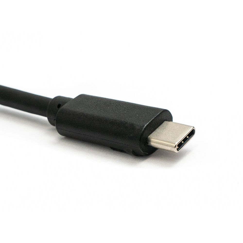 SYSTEM-S USB 3.1 Kabel 100 cm Typ C Stecker zu 3.0 Micro B Stecker in Schwarz