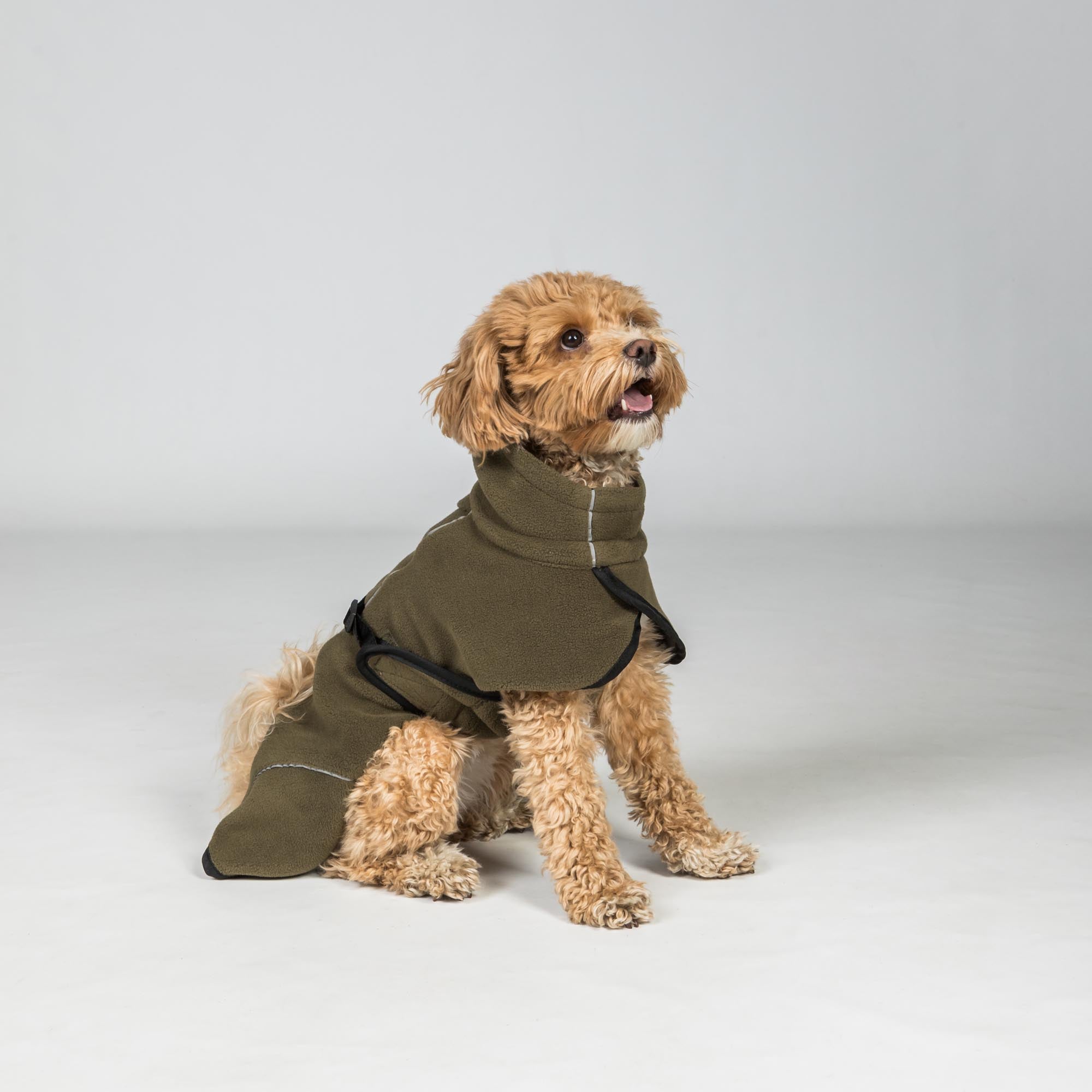 BAY Fleece-Hundemantel, Hoher Rutenansatz