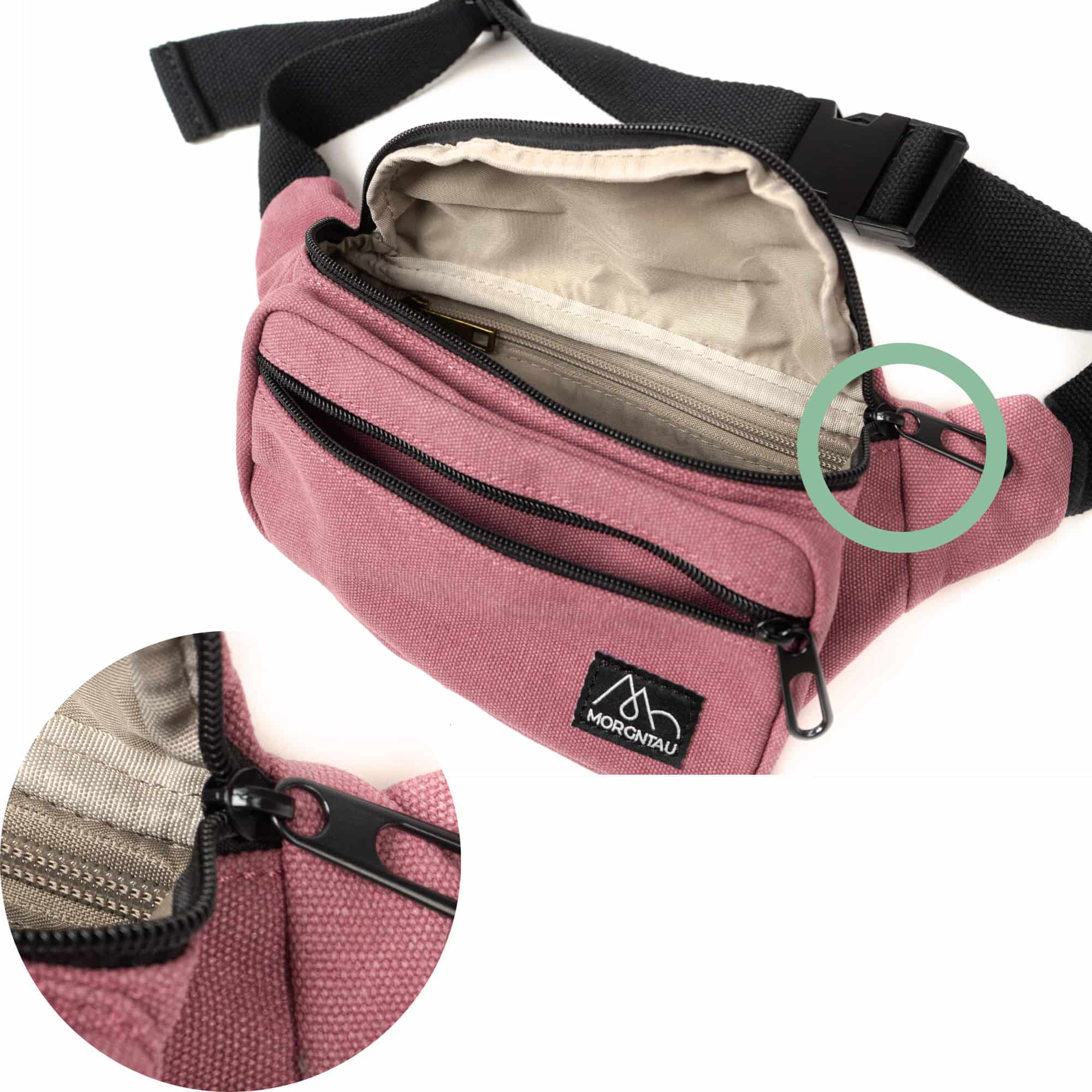 Bauchtasche "Rio" Himbeer