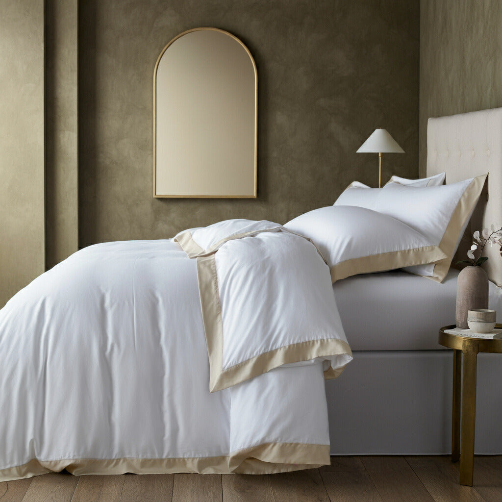 Aura Baumwolle Perkal Deckenbezug Aus 100 Prozent Ägyptischer Baumwolle Weich Atmungsaktiv Für Ruhigen Schlafkomfort