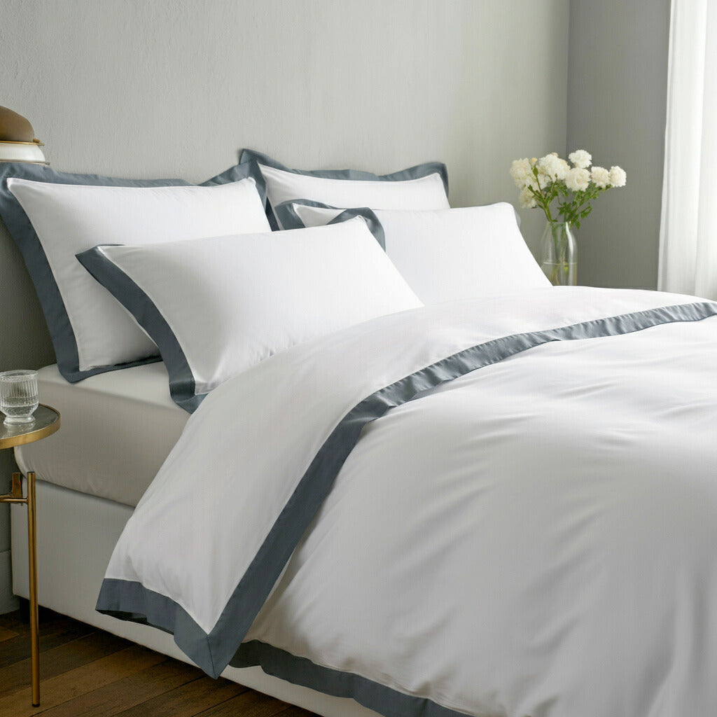 Aura Baumwolle Perkal Kissenbezug Aus Ägyptischer Baumwolle Mit Extra Langen Stapelfasern Für Weichheit Atmungsaktivität