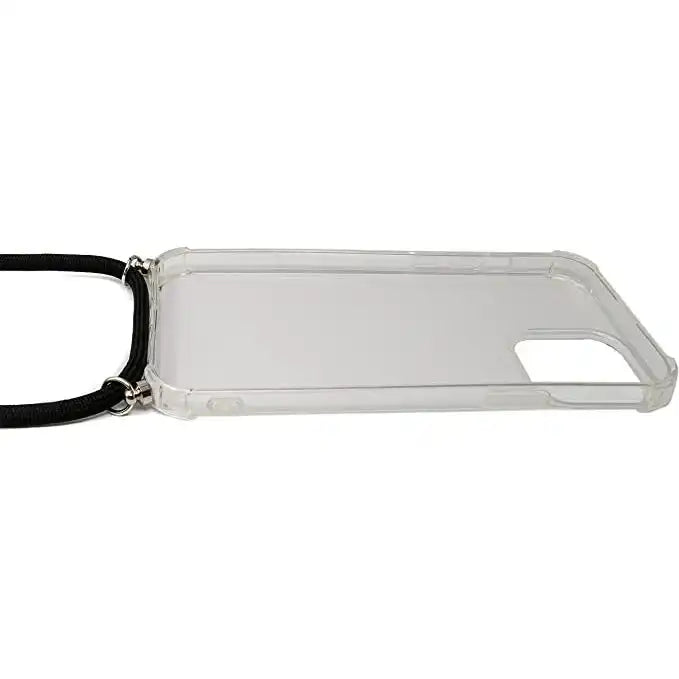 Silikon Schutzhülle Mit Halsband Transparent Für iPhone 14 Pro Hochwertig Robust Trageband