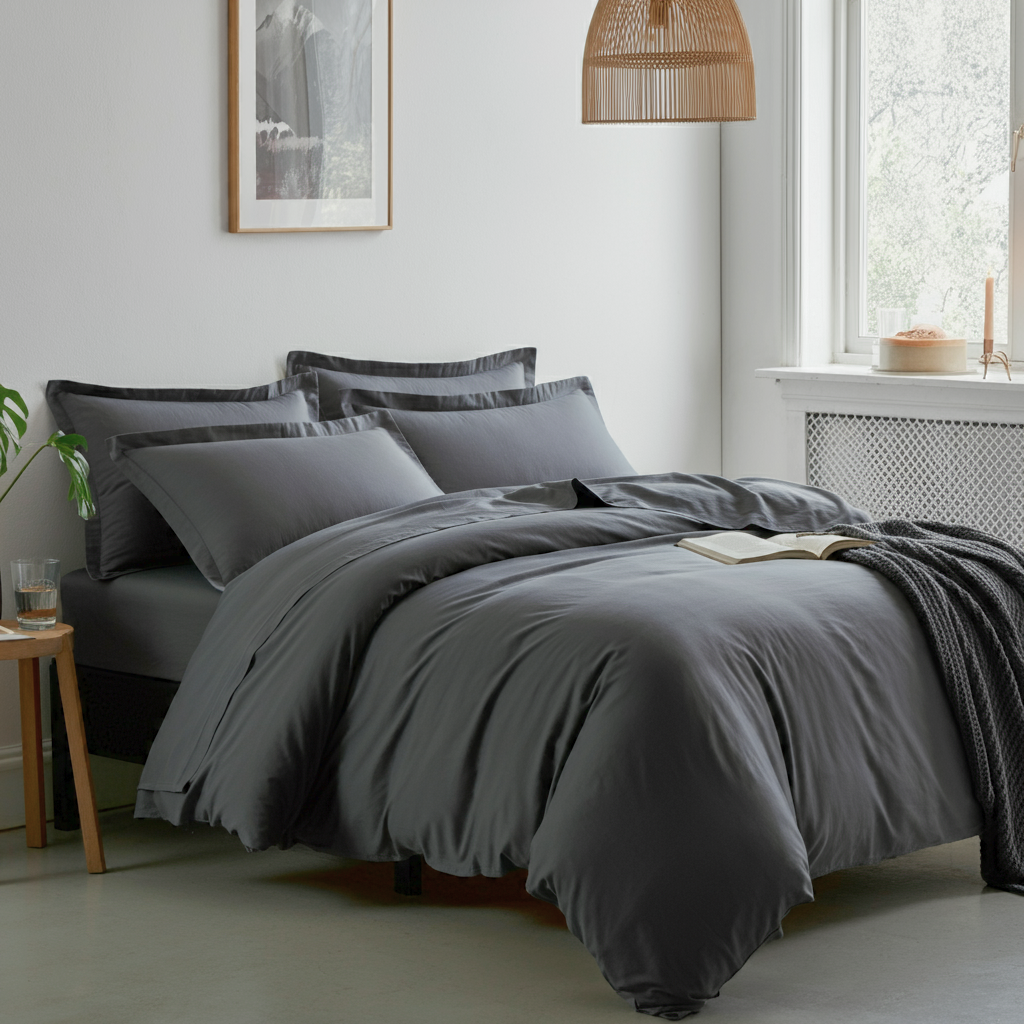 Grand Hotel Perkal Kissenbezug Aus Hundert Prozent Ägyptischer Baumwolle Mit Ultraweicher Textur Und Atmungsaktivität