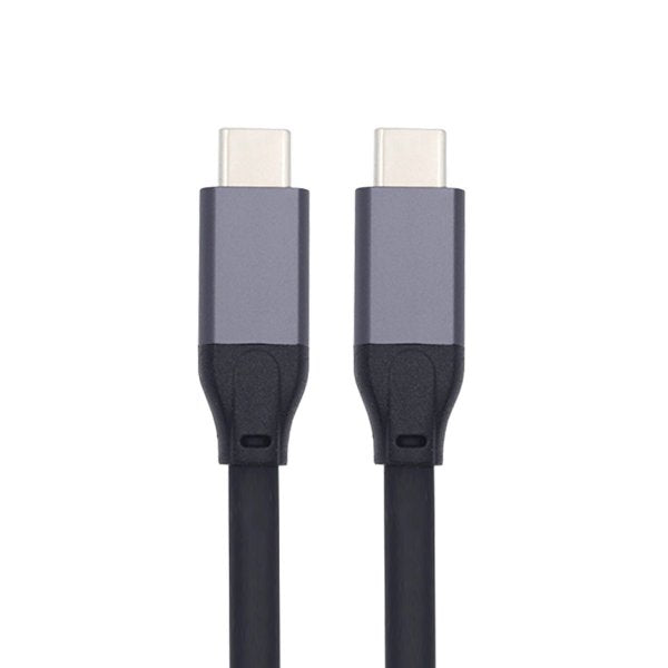 USB Typ C Kabel Stecker Zu Stecker Gen 2 Schnellladekabel 5 Meter Schwarz Grau 100W 20A