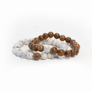 Partner Armband weiß