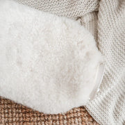 Van Buren - Lammfell Wärmflasche – mit hochwertigem Lammfellbezug