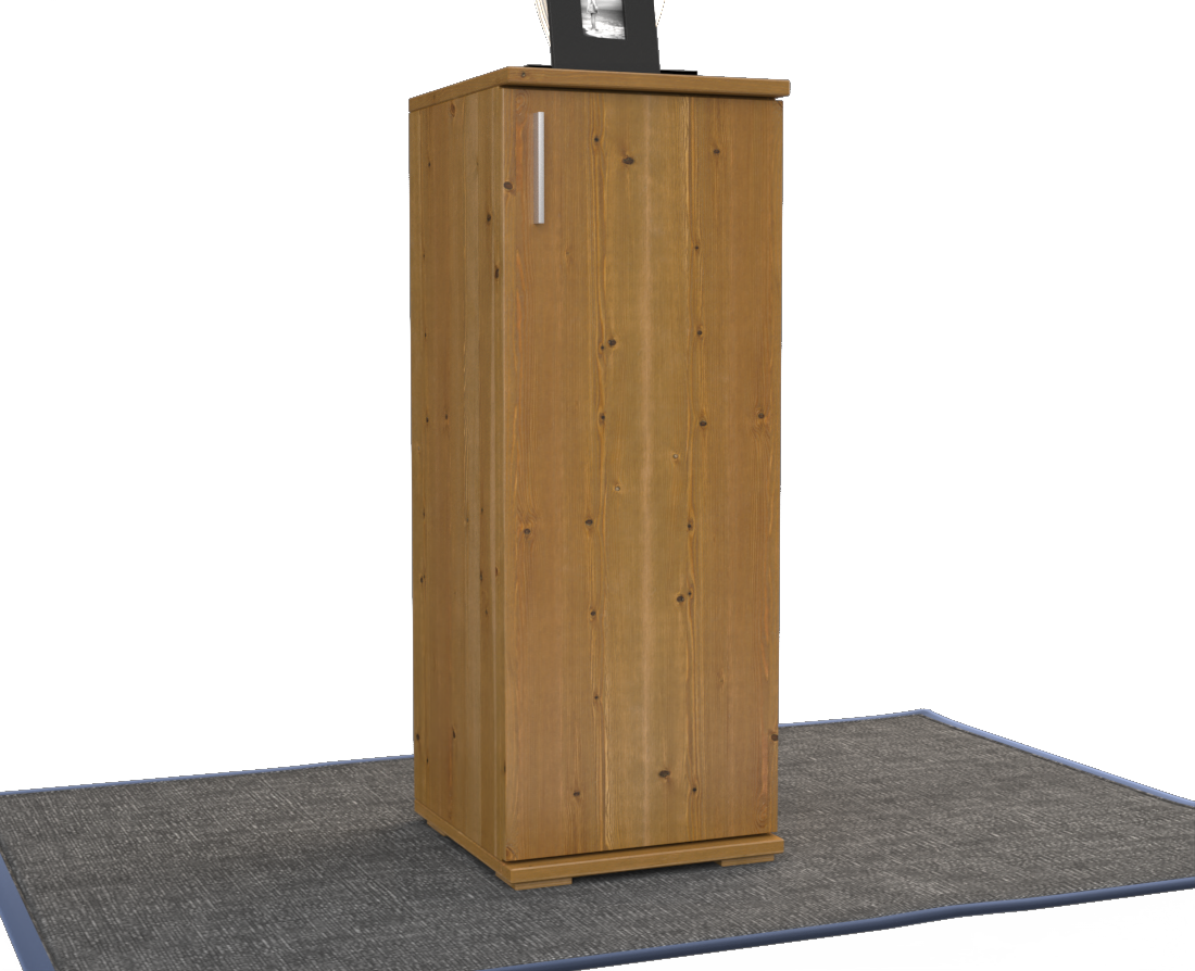 Nobis Kommode Sideboard | Anrichte | 1-Türig | 107cm hoch | 100% Bio Kiefer Massivholz