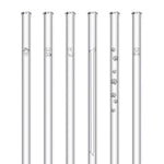 Dackel Glasstrohhalme 6 süße Dackel Motive für alle Hundeliebhaber