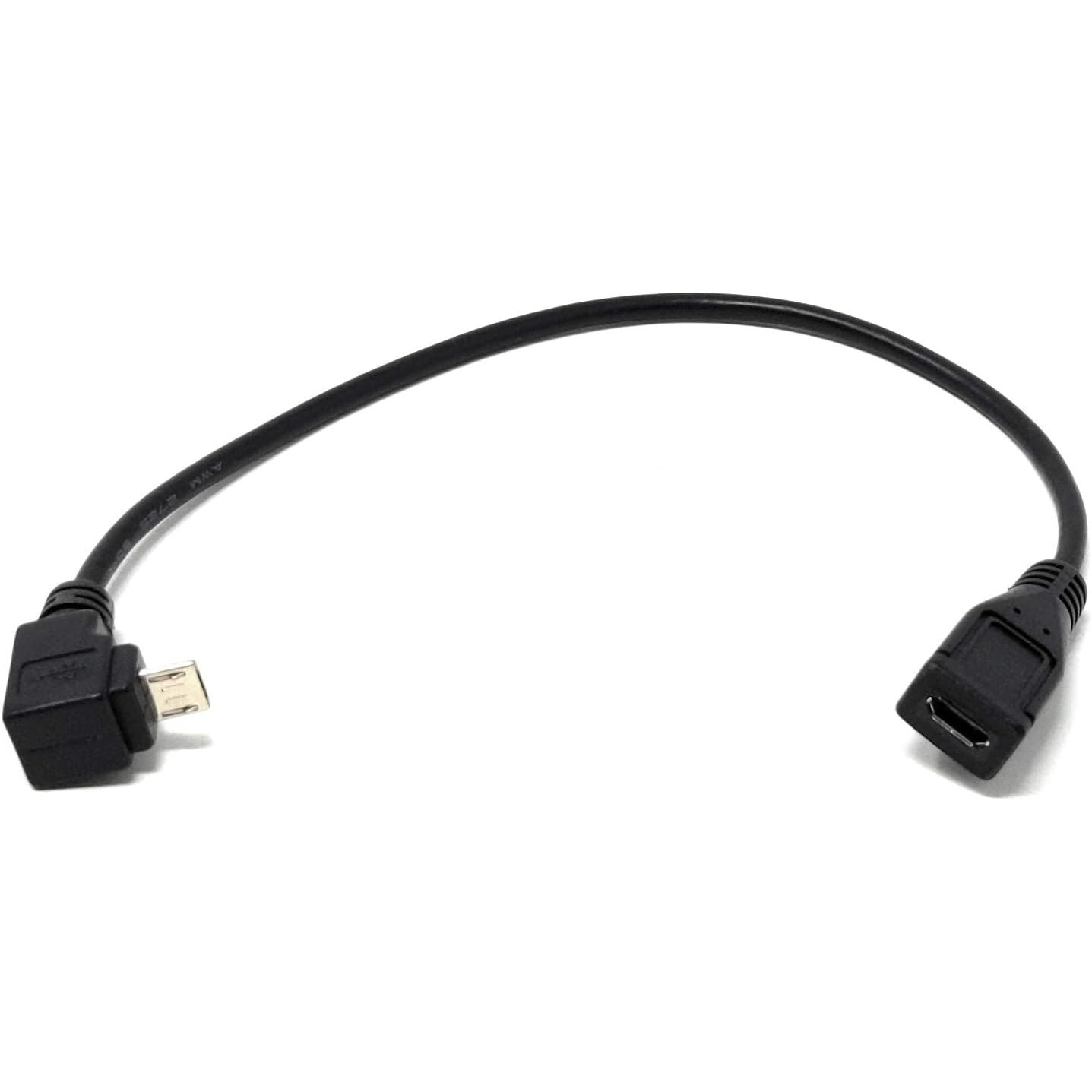 System-S Micro USB Kabel 90 Grad Winkel Micro USB Buchse 20 Cm Daten Lade Kabel Premium