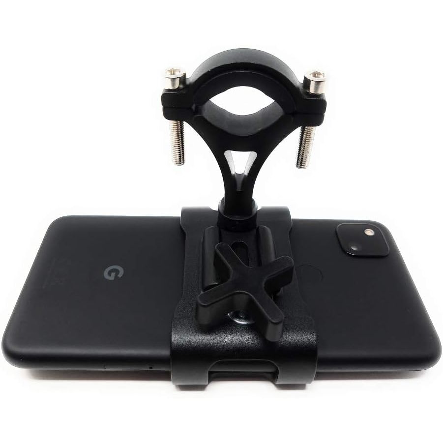 Fahrradhalterung Aus Metall Schwarz Für Smartphone Am Lenker Vielseitig Nutzbar Auch Motorrad