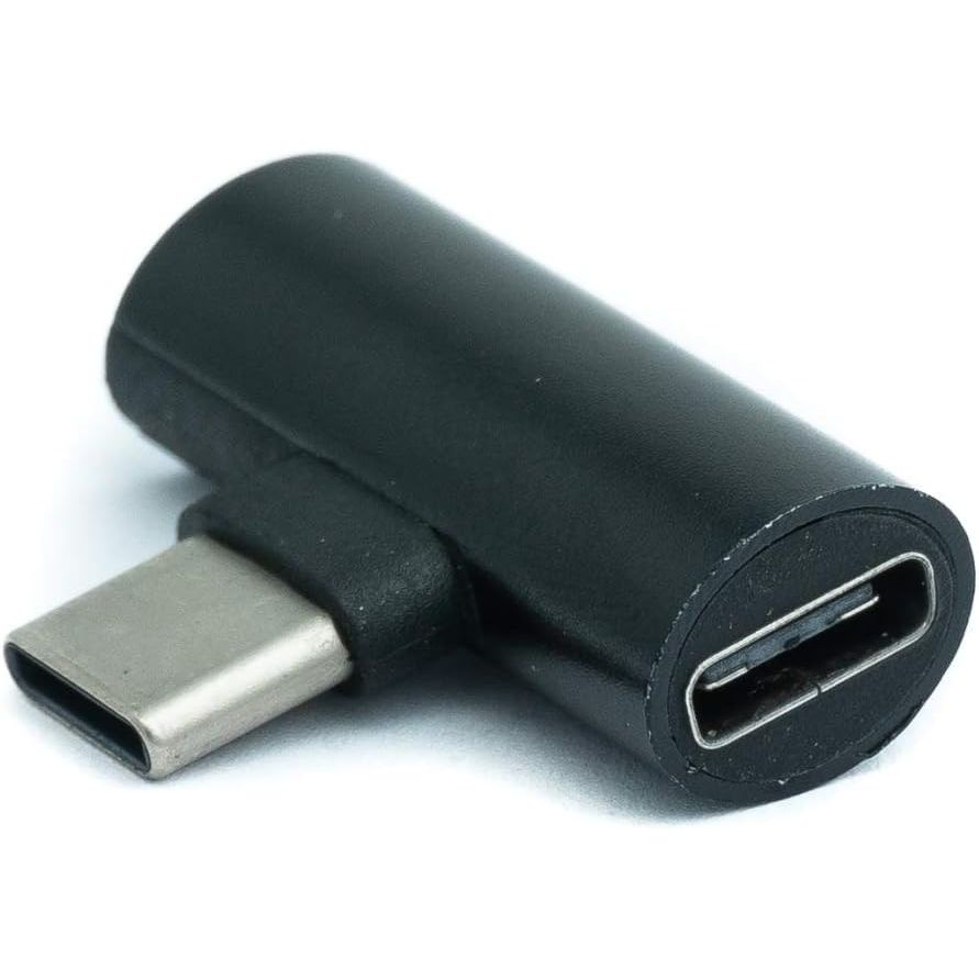 SYSTEM-S USB 3.1 Y Adapter Typ C Stecker zu 2x Typ C Buchse - Audio + Laden zeitgleich