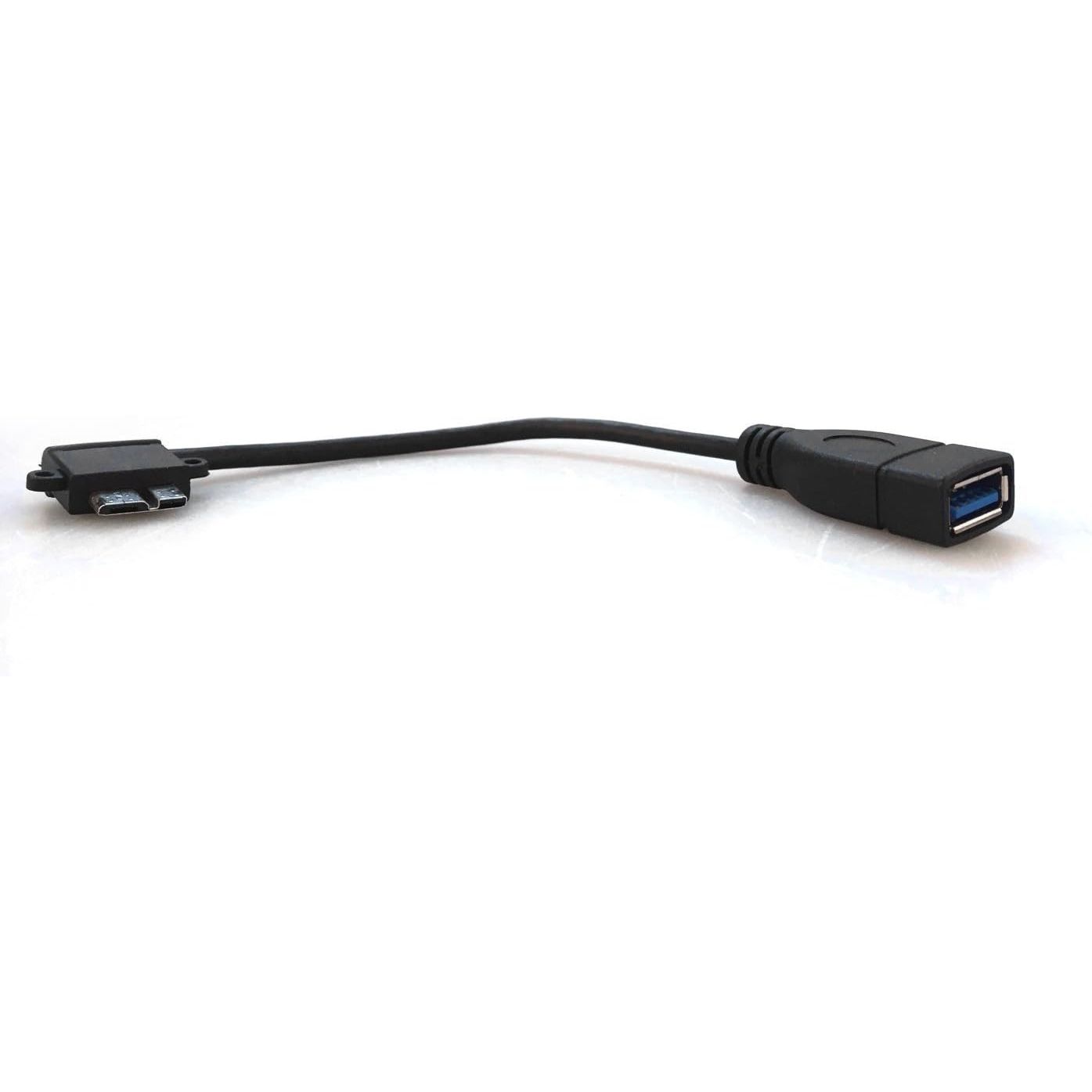 Micro USB 3.0 OTG Kabel Mit 90 Grad Rechts Winkelstecker USB Host Adapter 15 cm Ladefunktion