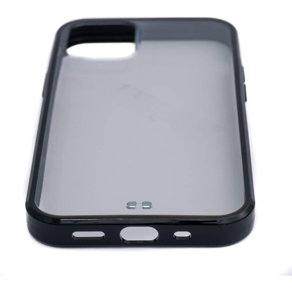 Silikon Schutzhülle Transparent Schwarz Für iPhone 12 Mini Mit Stoßdämpfung Und Schlankem Design