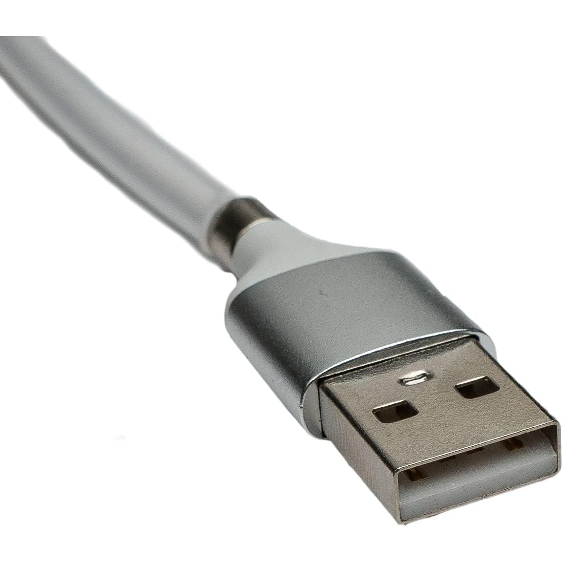 Selbstaufrollbares USB 3.1 Kabel Typ C Zu USB A 1 Meter Weiss Mit Bis Zu 5 Gbit/s Datenrate