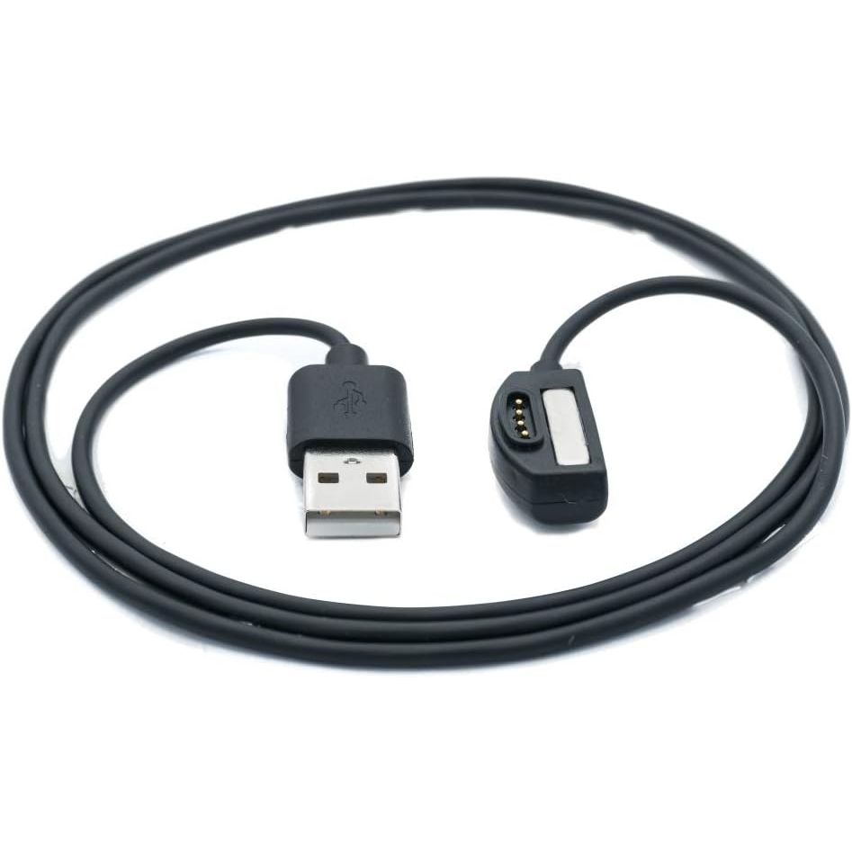USB 2.0 Kabel Schwarz Zum Aufladen Und Datentransfer HiSpeed Für Suunto 7 Smartwatch