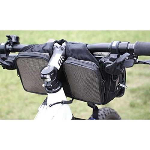 System-S Multifunktions- Fahrradtasche Lenkertasche Fahrradhalterung Fahrradtasche Schultertasche in Schwarz-braun